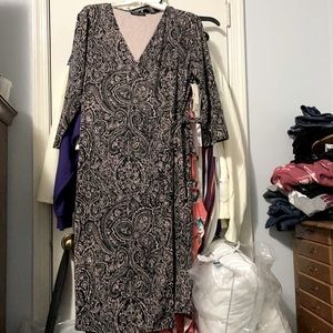 Valerie stevens wrap around dress